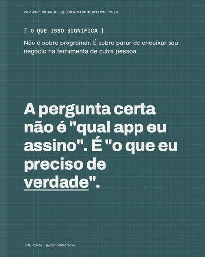 Slide de carrossel meu sobre estratégia com IA.